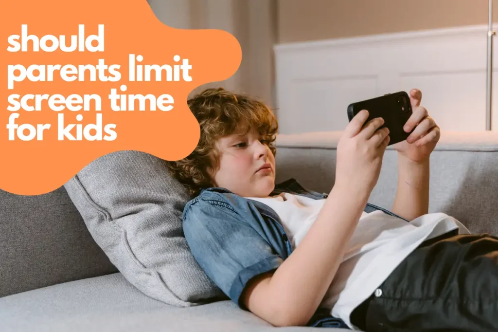 Limit screen time for children