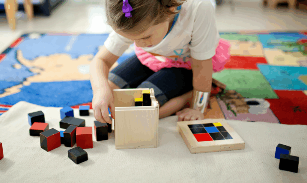Use appropriate educational toys